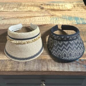 2 Straw Visors